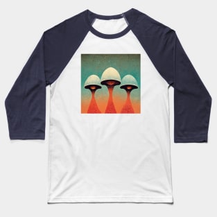 Cosmic Mushrooms Baseball T-Shirt